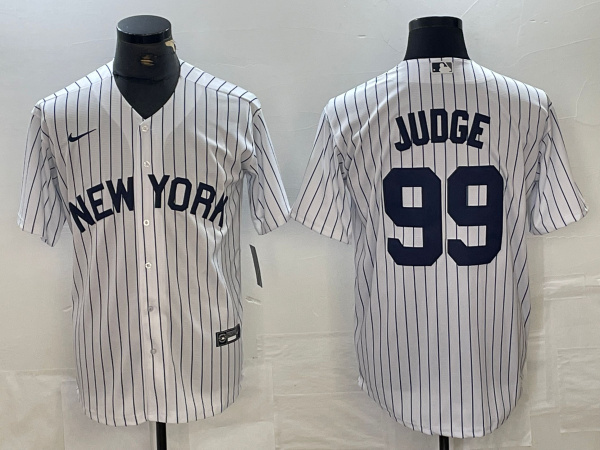 Men's New York Yankees #99 Aaron Judge White Cool Base Stitched Baseball Jersey Men's New York Yankees #99 Aaron Judge White Cool Base Stitched Baseball Jersey